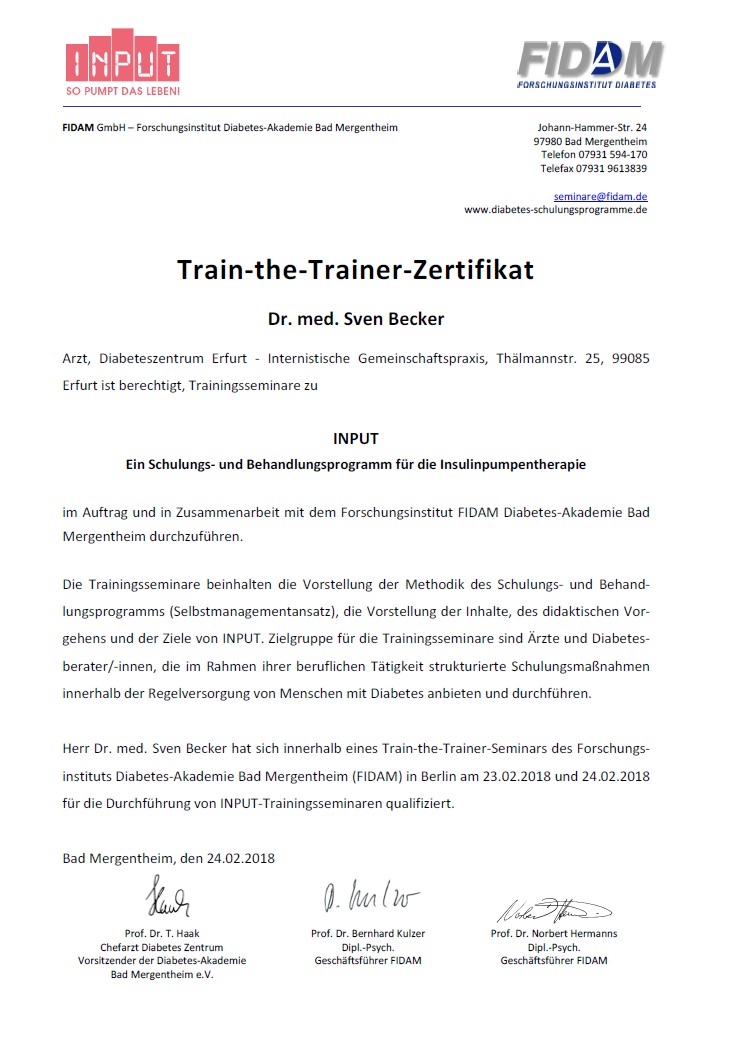 Train-the-Trainer-Zertifikat