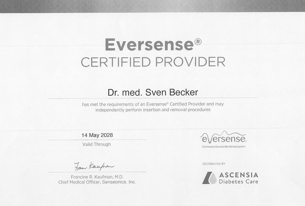Eversense Certified Provider