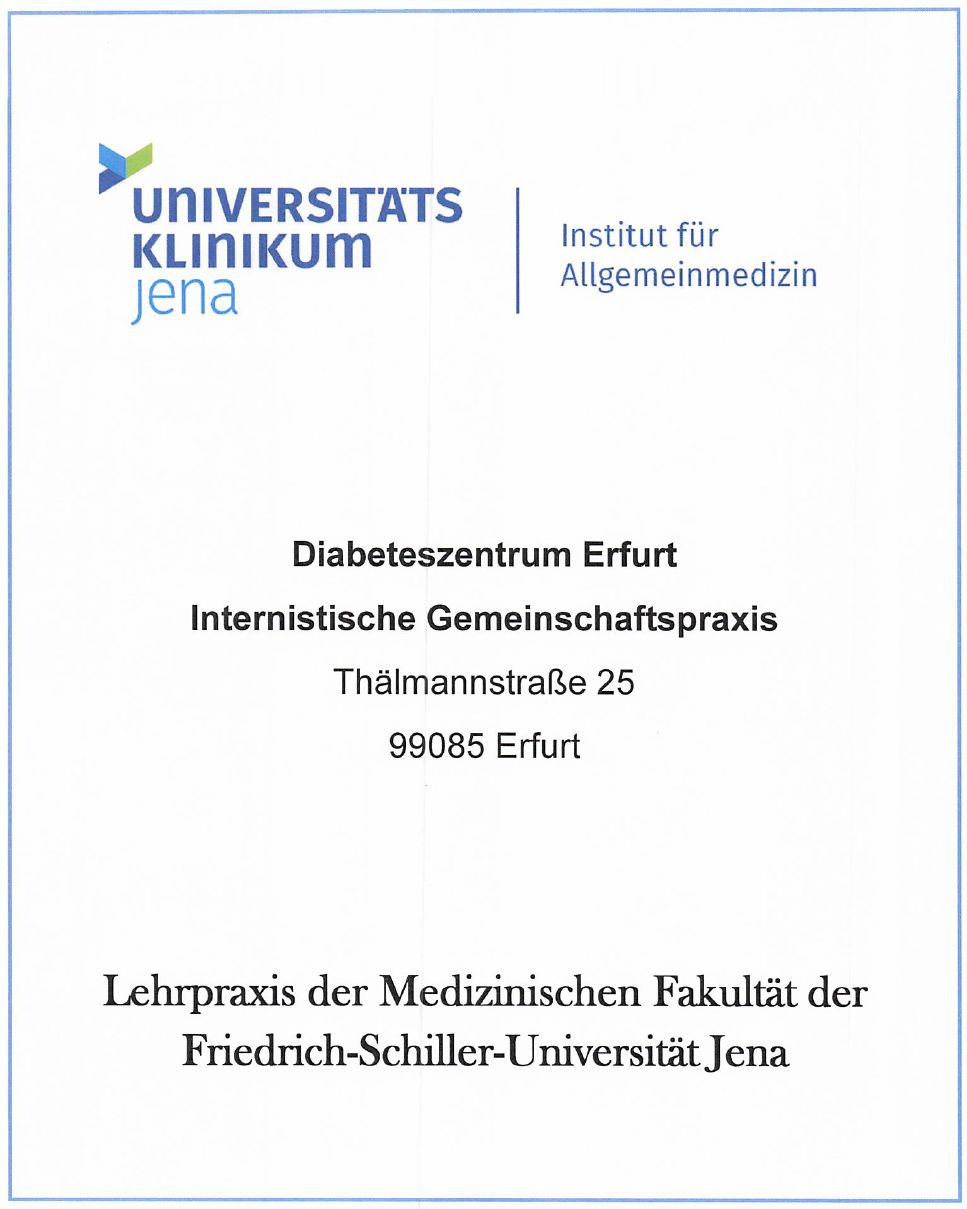 Lehrpraxis der Medizinischen Fakultät der Friedrich-Schiller-Universität Jena